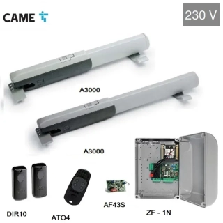CAME ATI - 2x ATI 3000,1x ZF-1N,1X AF-43-S,1x DIR-10,1x AT04EV, 230 V, pre 2-krídlovú bránu do 6m