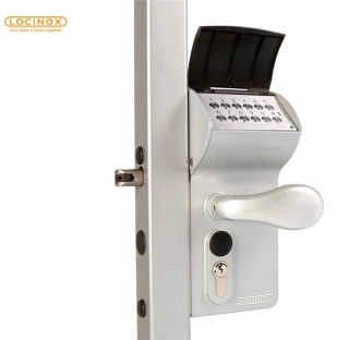 LOKQ4040Y2L-VCAC LOCINOX® Elektronický kódový zámok pre profil 40 až 60mm, možnosť úpravy PIN kódu