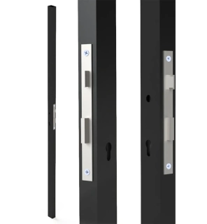 Profil 60x40x2mm so zámkom, 2000mm, ľavý ( jeden otvor na kľučku ) KZJ60x40-L 