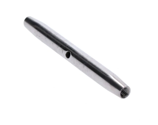 EB1-LN1 telo šponováka pre nerezové lanko, so závitom M4-M6 a LH4-LH6, brúsená nerez K320/ AISI304