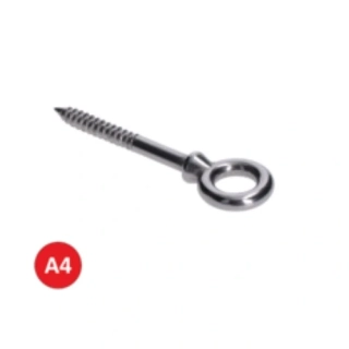 E2-8268 skrutky s okom a závitom do dreva, Art.8268 A4/AISI316