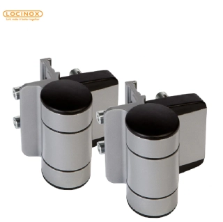 DINO dvojložiskový záves 180°, nastaviteľný 2D, Čierna, Strieborná