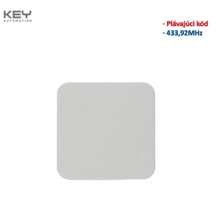 KEY TO1M vysielač 1-kanál, dotykový, 433 MHz, plávajúci kód