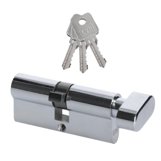 VL70N-G Cylindrická vložka EURO 35/35 mm s guľkou, niklová, 3 kľúče