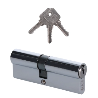 VL85N Cylindrická vložka EURO 40/45 mm, niklová, 3 kľúče
