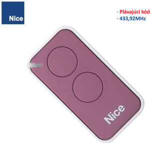  NICE  INTI 2L fialová  rolling-code 433,920 MHz
