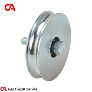 C400/80/20 - Koliesko fi.80 jednoložiskové, O profil, nosnosť 200kg, 