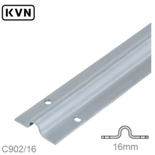 C902/16 - Vodiaci profil U pre posuvné brány do betónu 2m/3m/6m, cena za kus