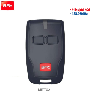 BFT MITTO - 2CH, plávajúci kód 433,92 MHz,