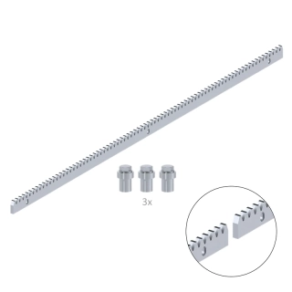 CREM-8 max do 1200kg, hrebeň kov 30x8mm, L-1000mm, M4,