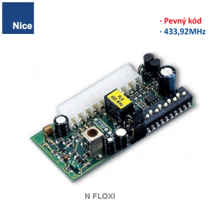 NICE FLOXI rádiový prijímač, pevný kód, 1 kanálový