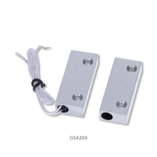 GSA204 - Povrchový magnetický bezdotykový hliníkový spínač 50x17x10mm, dosah 1.5 cm