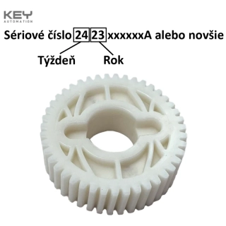 999RUEL007A00 ozubené kolo prevodovky pre SUN 4024 - plastové do 500kg nový model